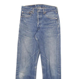 LEVI'S 501 Mens Jeans Blue Regular Straight Denim Medium W26 L28 Classic Fit