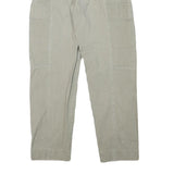 EL PASO Mens Cotton Blend Beige Regular Fit Trousers W28 L30 Casual Workwear Zip