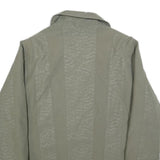 Womens Green Polyester Blend Jacket XL Plain Zip Closure Casual Lightweight