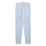 LEVI'S 721 Womens Jeans Blue Slim Skinny Denim Light W27 L28 Stretch Cotton