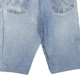 WRANGLER Womens Denim Blue Casual Shorts L W38 Cotton Blend Summer Fashion