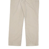 CARHARTT Mens Cotton Blend Beige Relaxed Straight Trousers W36 L34 Workwear