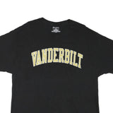 CHAMPION Mens Black Vanderbilt Graphic T-Shirt XL Short Sleeve Crew Neck