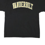 CHAMPION Mens Black Vanderbilt Graphic T-Shirt XL Short Sleeve Crew Neck