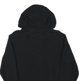 ELLESSE Womens Black Hoodie UK 12 Pullover Cotton Blend Casual Logo Sweatshirt