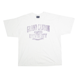 MV SPORT Mens White Grand Canyon University Graphic T-Shirt 2XL Short Sleeve