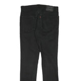 LEVI'S 510 Mens Slim Black Denim Dark W30 L32 Stretch Cotton Blend Jeans