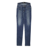 LEVI'S Womens Slim Blue Denim Jeans W24 L30 Zip Stylish Cotton Blend