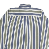 SONOMA Mens Blue & Green Striped Button Down Shirt XL Casual Cotton Classic
