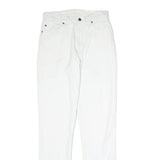 LEVI'S Mens Slim White Jeans Cotton Zip W28 L31 Classic Comfort Everyday