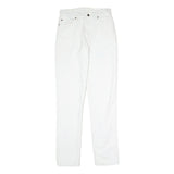 LEVI'S Mens Slim White Jeans Cotton Zip W28 L31 Classic Comfort Everyday