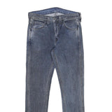 LEVI'S 519 Mens Jeans Blue Slim Skinny Denim Medium W29 L32 Stylish Zip