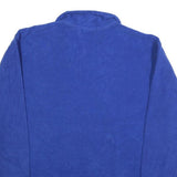 PRO SPIRIT Mens Blue Plain Pullover Pattern Quarter Zip Regular M Jumper