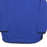 PRO SPIRIT Mens Blue Plain Pullover Pattern Quarter Zip Regular M Jumper