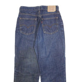 LEVI'S Womens Blue Regular Straight Denim Medium W28 L25 Jeans