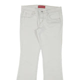 LEVI'S 518 Womens White Regular Bootcut Denim W31 L31 Stretch Cotton Blend Jeans