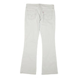 LEVI'S 518 Womens White Regular Bootcut Denim W31 L31 Stretch Cotton Blend Jeans