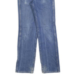WRANGLER Mens Blue Regular Fit Straight Denim Light W29 L32 Classic Zip Jeans