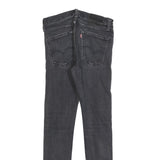 LEVI'S 519 BIG E Mens Jeans Black Slim Skinny Denim Medium W28 L29 Authentic