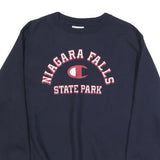 CHAMPION REVERSE WEAVE Mens Navy Blue Niagara Falls State Park Crew Neck M