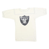 BANTAMS Womens White Raiders Graphic T-Shirt L Short Sleeve Crew Neck Cotton