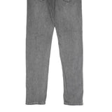 LEVI'S 512 Mens Slim Grey Denim Raw Zip Jeans W30 L32 Classic Style