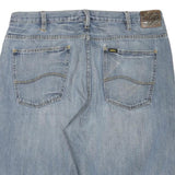 LEE Mens Shorts Blue Denim Straight Leg XL W38 Casual Summer Wear