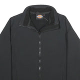 DICKIES Womens Black Jacket S Polyester Blend Plain Zip Workwear