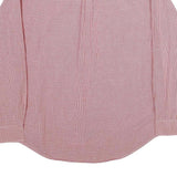 TOMMY HILFIGER Mens Red & White Check Shirt XL Button Down Long Sleeve Cotton