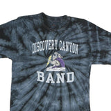 Mens Black Tie Dye Discovery Canyon Band T-Shirt M Short Sleeve Crew Neck