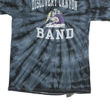 Mens Black Tie Dye Discovery Canyon Band T-Shirt M Short Sleeve Crew Neck