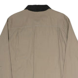 VANS Mens Beige & Black Button Cotton Blend Workwear Jacket L Casual Outerwear