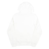 NIKE Mens White Hoodie XS Cotton Blend Pullover Lightweight Sportswear