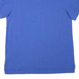 CHAPS Mens Blue Short Sleeve Embroidered Logo Polo Shirt L Classic Cotton Blend