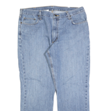 CARHARTT Mens Jeans Blue Relaxed Straight Denim Medium W40 L32 Workwear Zip