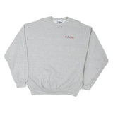 LEE Mens Grey Sweatshirt Crew Neck L Cotton Blend Pullover Casual Comfortable