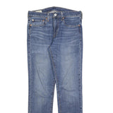 LEVI'S 511 BIG E Mens Slim Blue Denim Medium W31 L32 Slim Fit Zip Jeans
