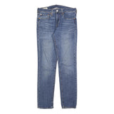 LEVI'S 511 BIG E Mens Slim Blue Denim Medium W31 L32 Slim Fit Zip Jeans
