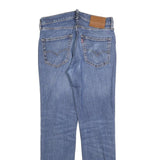 LEVI'S 511 BIG E Mens Slim Blue Denim Medium W31 L32 Slim Fit Zip Jeans