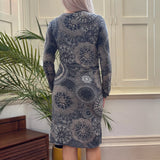 Producto Italiano Midi Dress - Medium Grey Viscose Blend