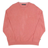 NAUTICA Mens Coral Plain Cotton Blend Jumper Crew Neck Regular XL Casual Comfort
