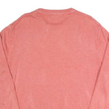 NAUTICA Mens Coral Plain Cotton Blend Jumper Crew Neck Regular XL Casual Comfort