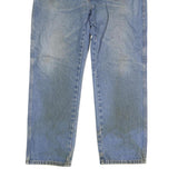 DICKIES Mens Blue Regular Fit Straight Denim Medium Wash W38 L29 Button Closure