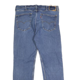 LEVI'S Mens Regular Blue Denim Jeans Zip W34 L30 Classic Fit Casual Style