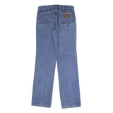 WRANGLER Mens Slim Fit Blue Denim Jeans W29 L32 Classic Zip Closure