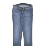 PEPE JEANS Womens Slim Blue Denim Classic Slim Skinny Jeans W26 L30 Stylish