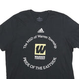ADIDAS Mens Black Warren Township Graphic T-Shirt XL Short Sleeve Crew Neck