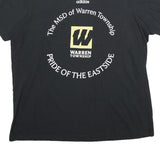 ADIDAS Mens Black Warren Township Graphic T-Shirt XL Short Sleeve Crew Neck