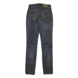 LEVI'S 473 Womens Jeans Blue Slim Skinny Denim Dark W24 L30 Stretch Cotton Blend