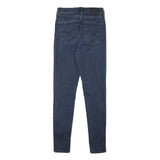 LEVI'S Womens Jeans Blue Slim Skinny Denim Medium W25 L29 Stretch Zip